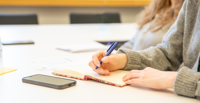 Students in seminar room