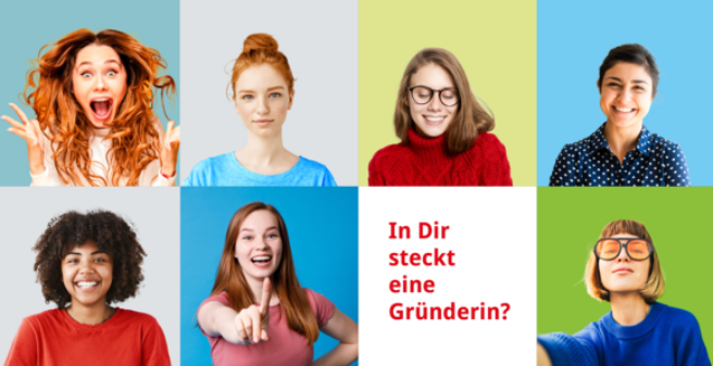 Bild von neun Frauen