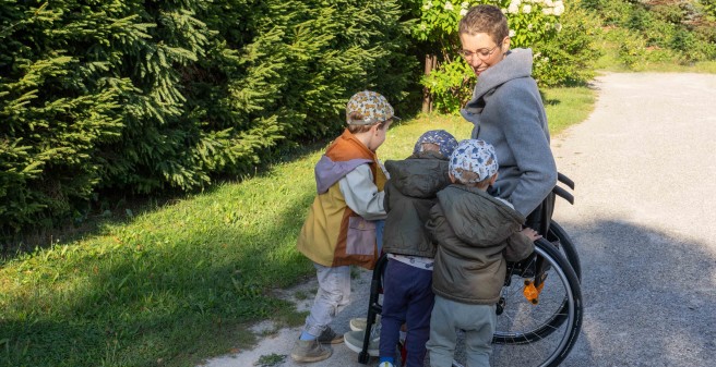 Wanderung mit dem Rollstuhl