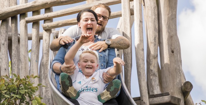 Haben schon viel zusammen durchgestanden. Familie Ahrens