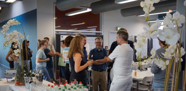 Discussions during the get-together