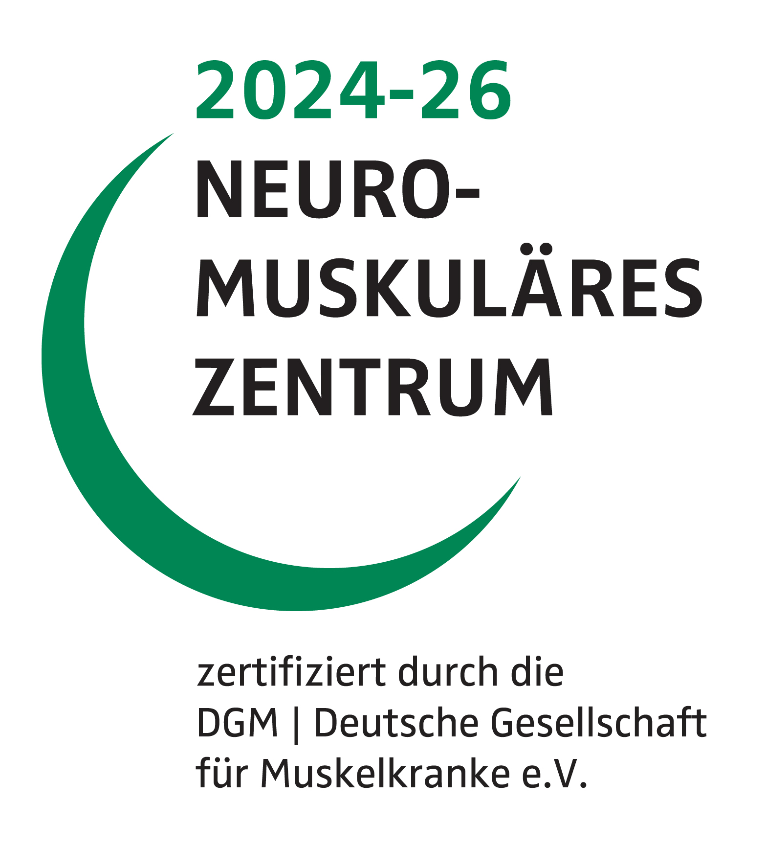 Gütesiegel der Deutschen Gesellschaft für Muskelkranke e.V.