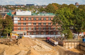 Baustellenfoto der Zahnklinik - Universitätsklinikum Hamburg-Eppendorf