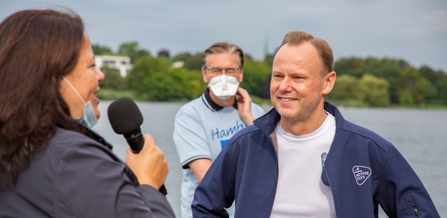 Schirmherr Innensenator Andy Grote setzt sich seit Jahren für die gute Sache ein