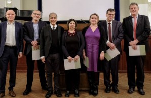 Professorin Hanganu-Opatz bei der öffentlichen Jahresfeier der Akademie der Wissenschaften in Hamburg